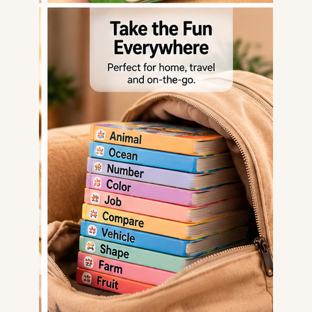 📚Peek & Learn Lift-the-Flap Board Book Set