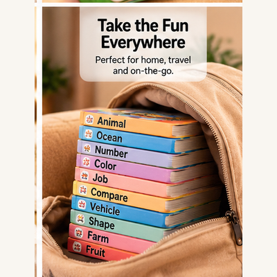📚Peek & Learn Lift-the-Flap Board Book Set